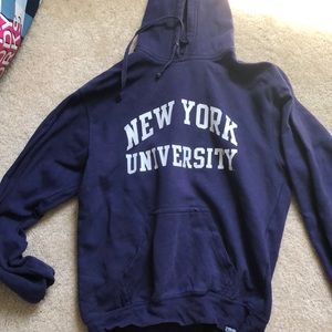 NYU sweatshirt. Size small